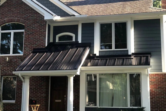 New Roof, Cedar Impressions And Trim