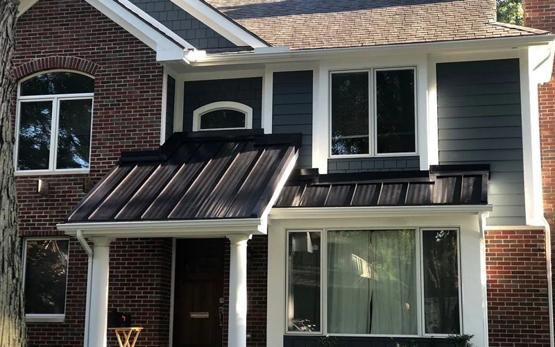 New Roof, Cedar Impressions And Trim
