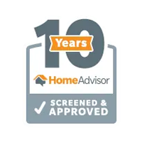 A home advisor 1 0 year seal.