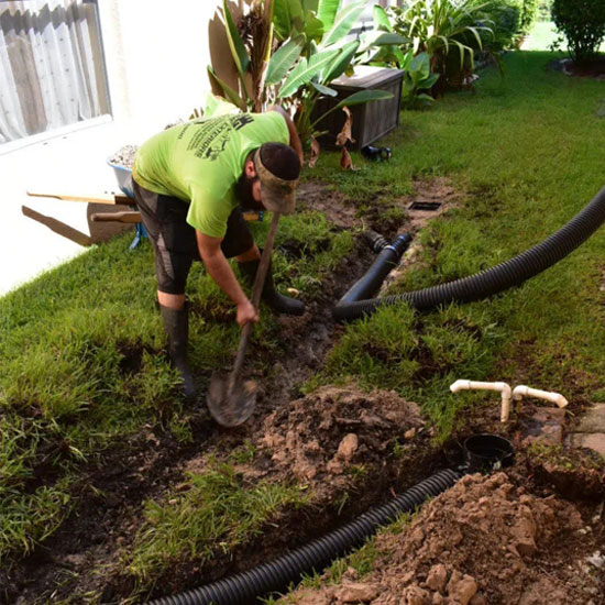 Exterior drainage solution by 3G Home Exteriors in Southeast Michigan