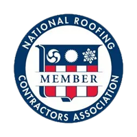 A national roofing contractors association member seal.