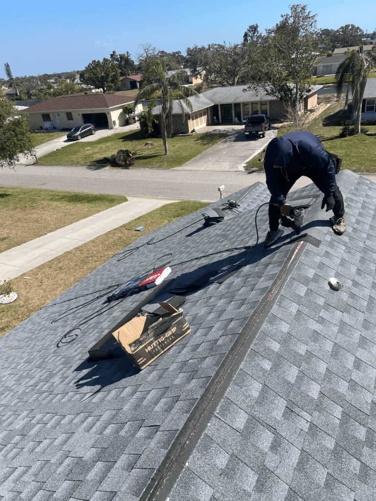 Certainteed slate shingle roof installation macomb county michigan roofing contractor