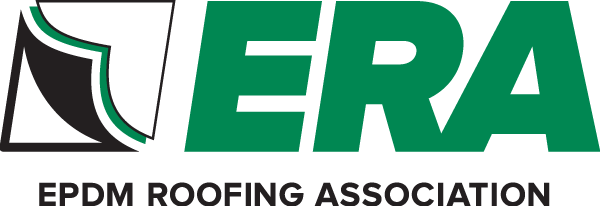 A green and black logo for the roofing association.