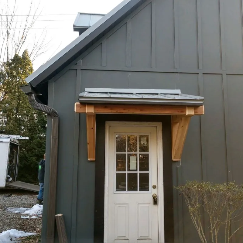 Bb james hardie siding installation with porch overhang build in birmingham mi