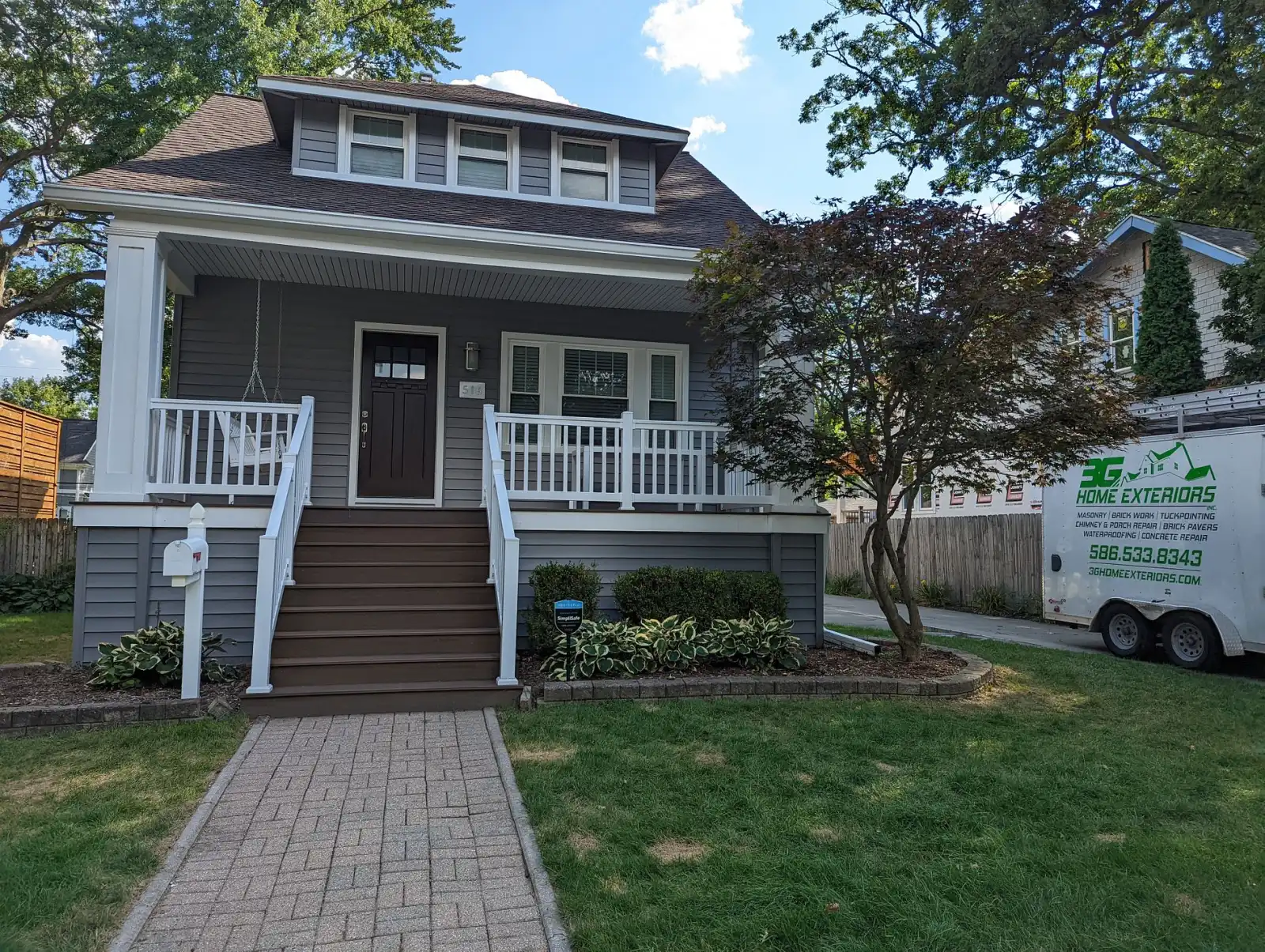 Trim and siding detail