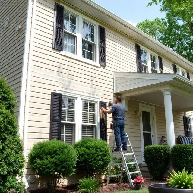 3G Home Exteriors siding crew working on a home exterior in Bloomfield Hills Michigan