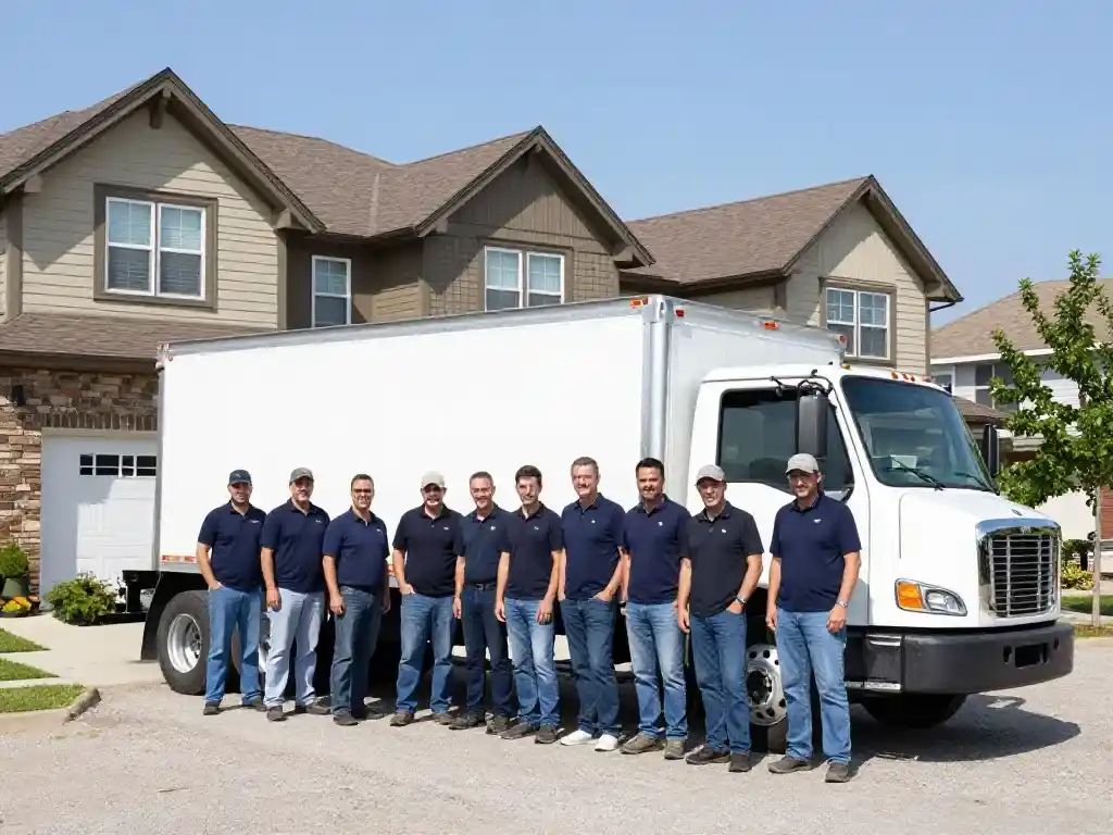 3G Home Exteriors team with company truck in Fraser MI