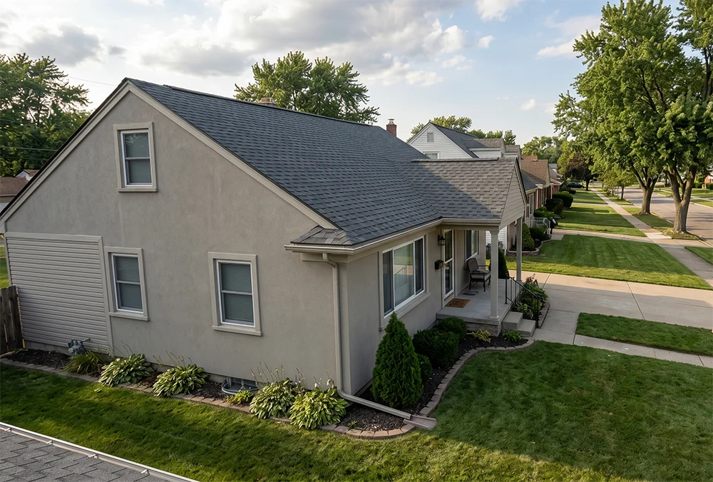 3G Home Exteriors team working on roof replacement in St. Clair Shores MI