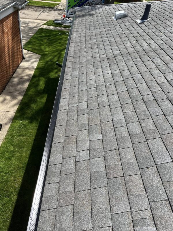 Leaf protection and gutter upgrade completed in Rochester Hills Michigan