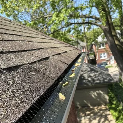Gutter Guards & Leaf Protection in Dearborn Heights, MI completed on a property in Dearborn Heights MI by 3G Home Exteriors