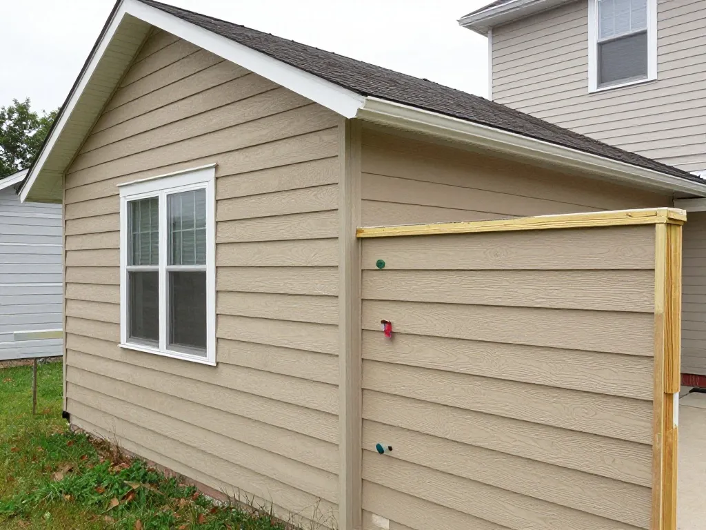 Hardie Board siding installation completed in Harper Woods Michigan