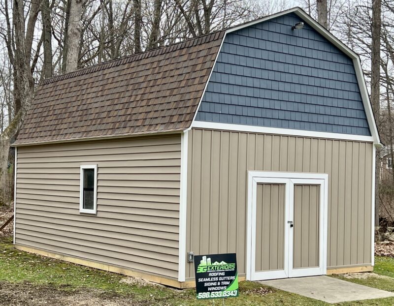 Vinyl siding installation completed in Clarkston MI