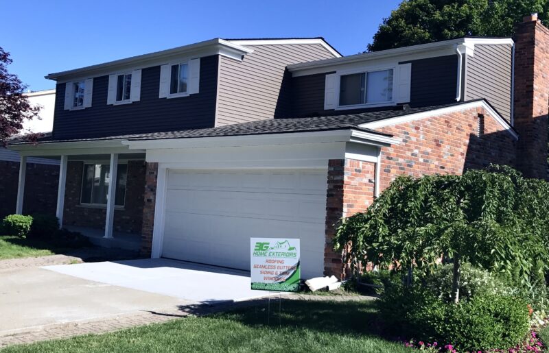 Hardie Board siding installation completed in Clarkston Michigan