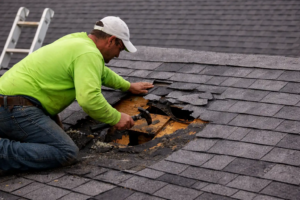 Storm damage roof repair completed in Fraser Michigan