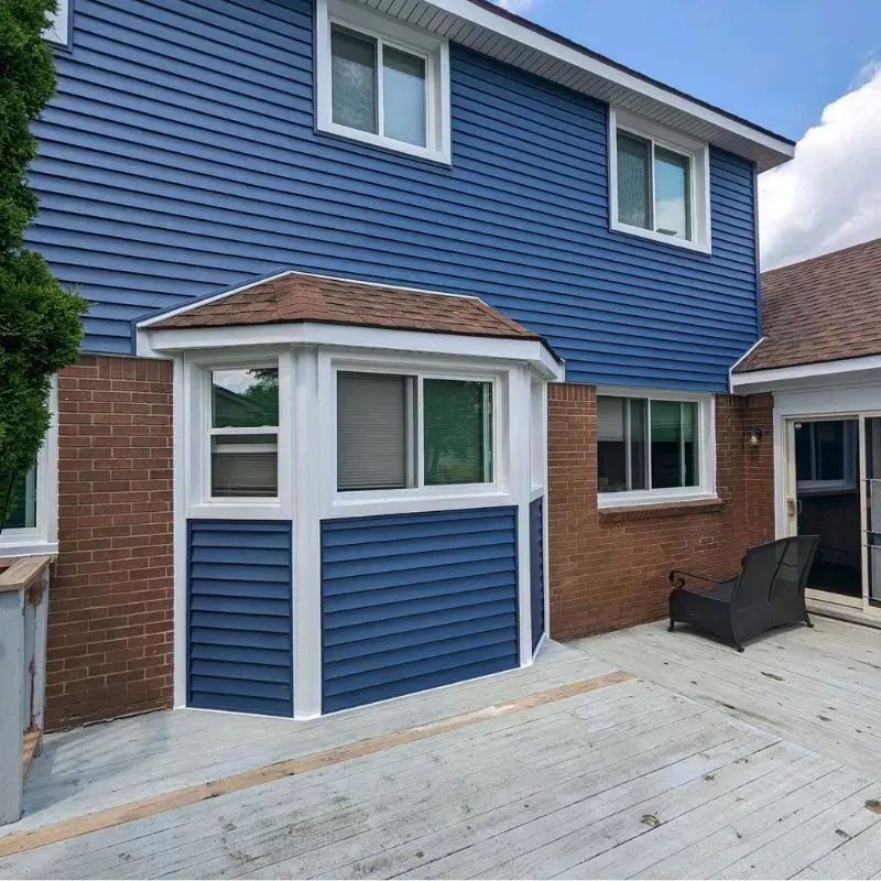 Vinyl siding installation completed in Utica MI