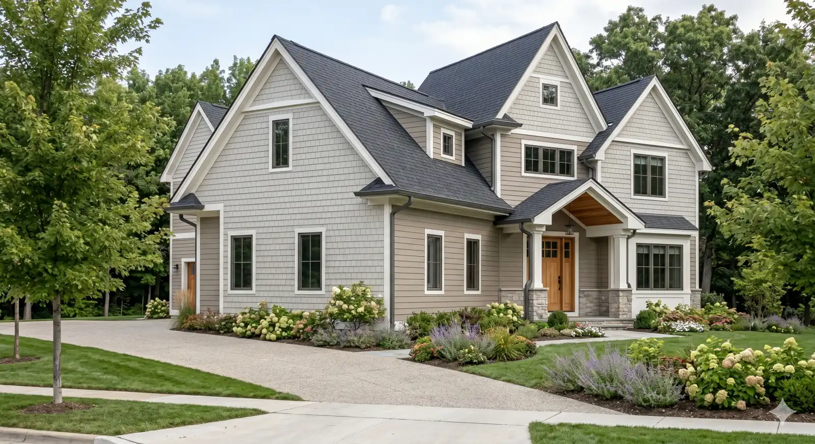 Siding installation completed on a home in Richmond MI by 3G Home Exteriors