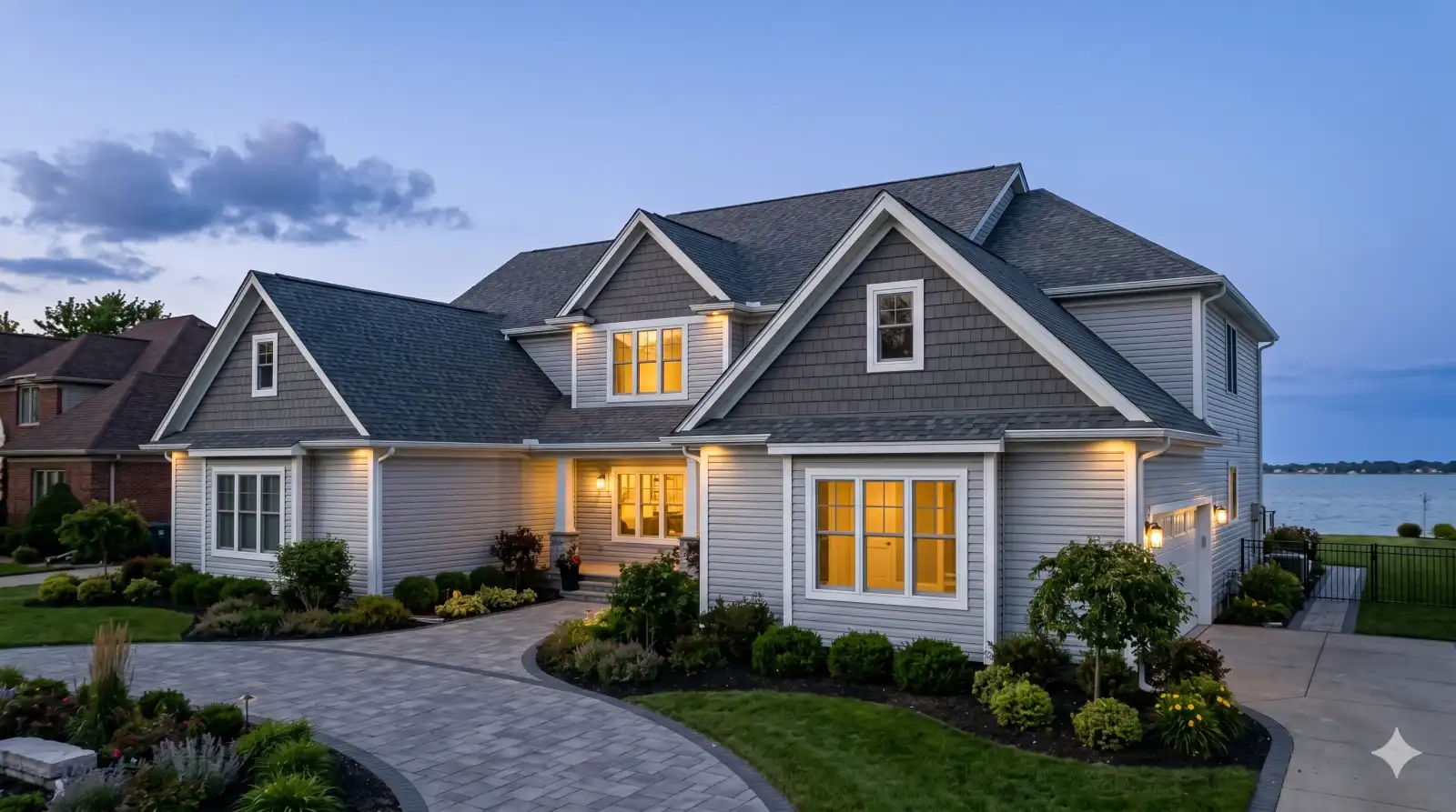 Siding installation completed on a home in Mount Clemens MI by 3G Home Exteriors