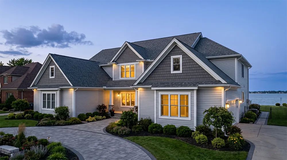 Siding installation completed on a home in Shelby Township MI by 3G Home Exteriors