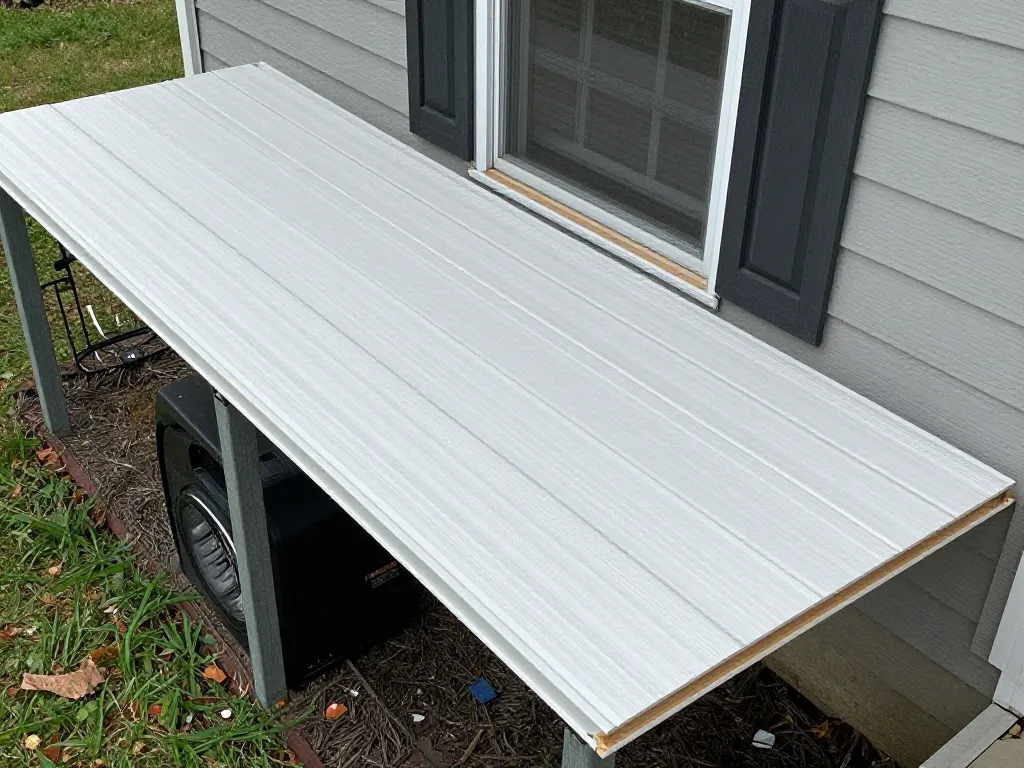 Vinyl siding installation completed in Belleville MI