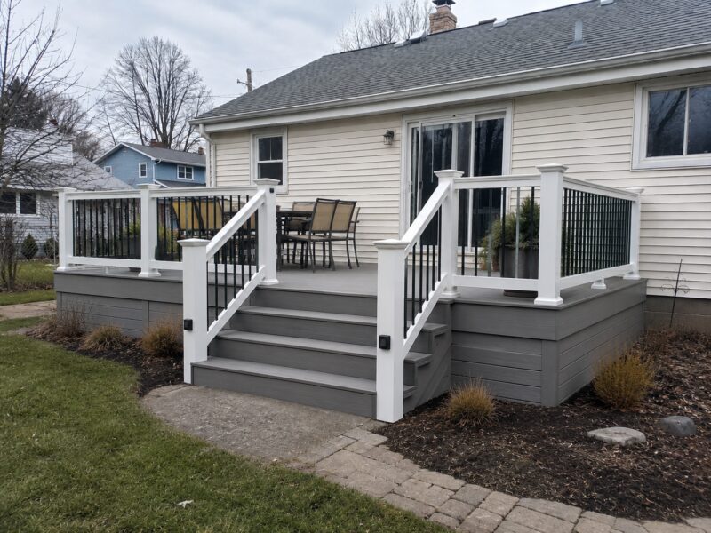 Composite deck upgrade completed by 3G Home Exteriors