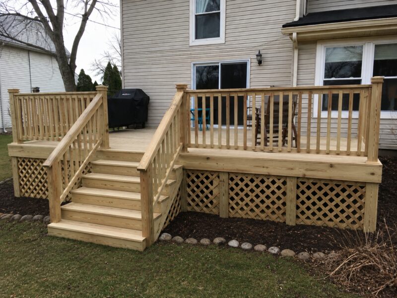 Completed deck replacement by 3G Home Exteriors