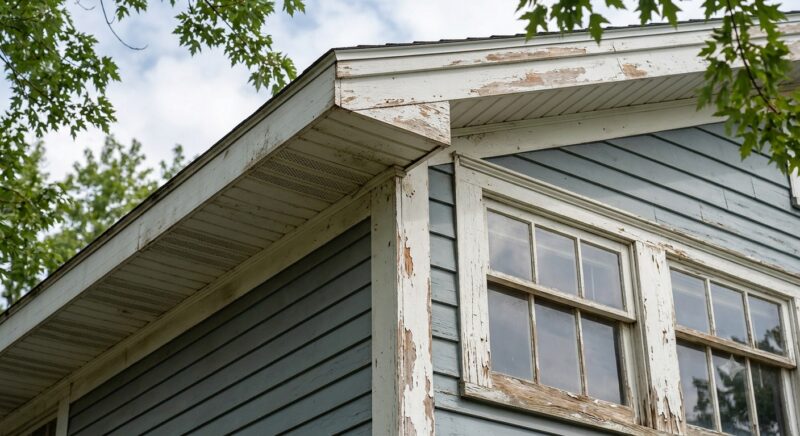 Exterior trim fascia and soffit painting details reviewed