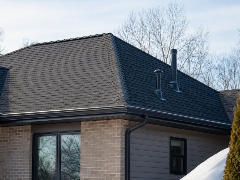 Roof ventilation and ice protection details for Michigan homes