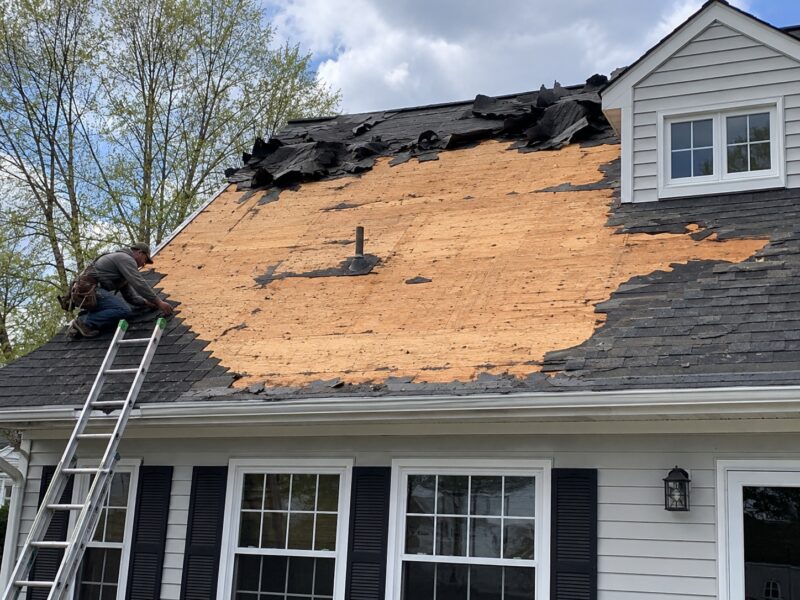 Roof deck and tear off review