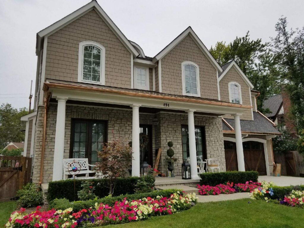 Gutters, trim and roofline handled as one scope