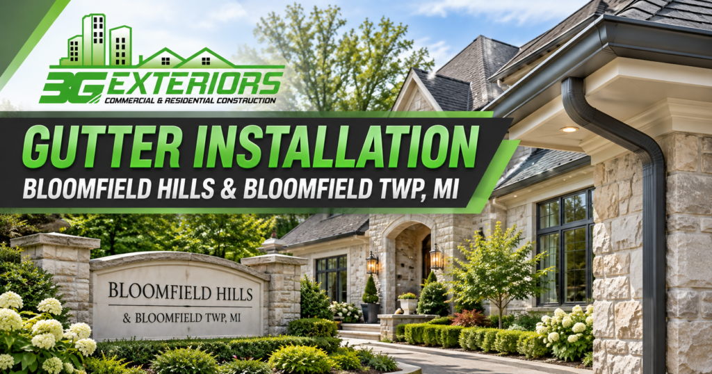 Completed exterior renovation in Metro Detroit