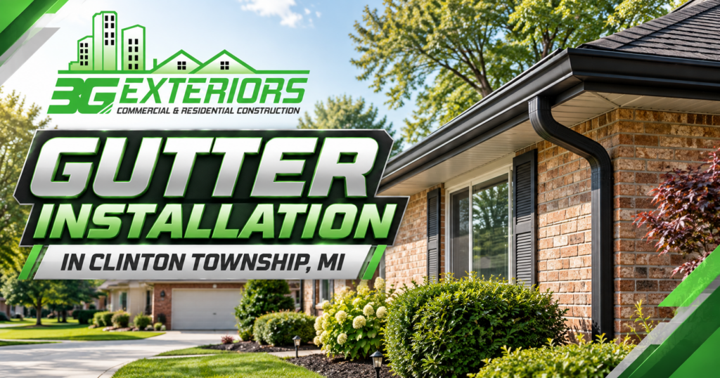 Exterior work completed by our own crew