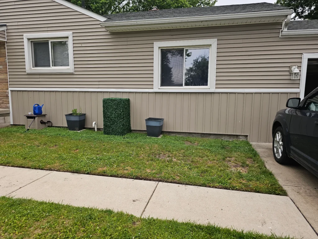 Board and batten siding installed on a Metro Detroit home