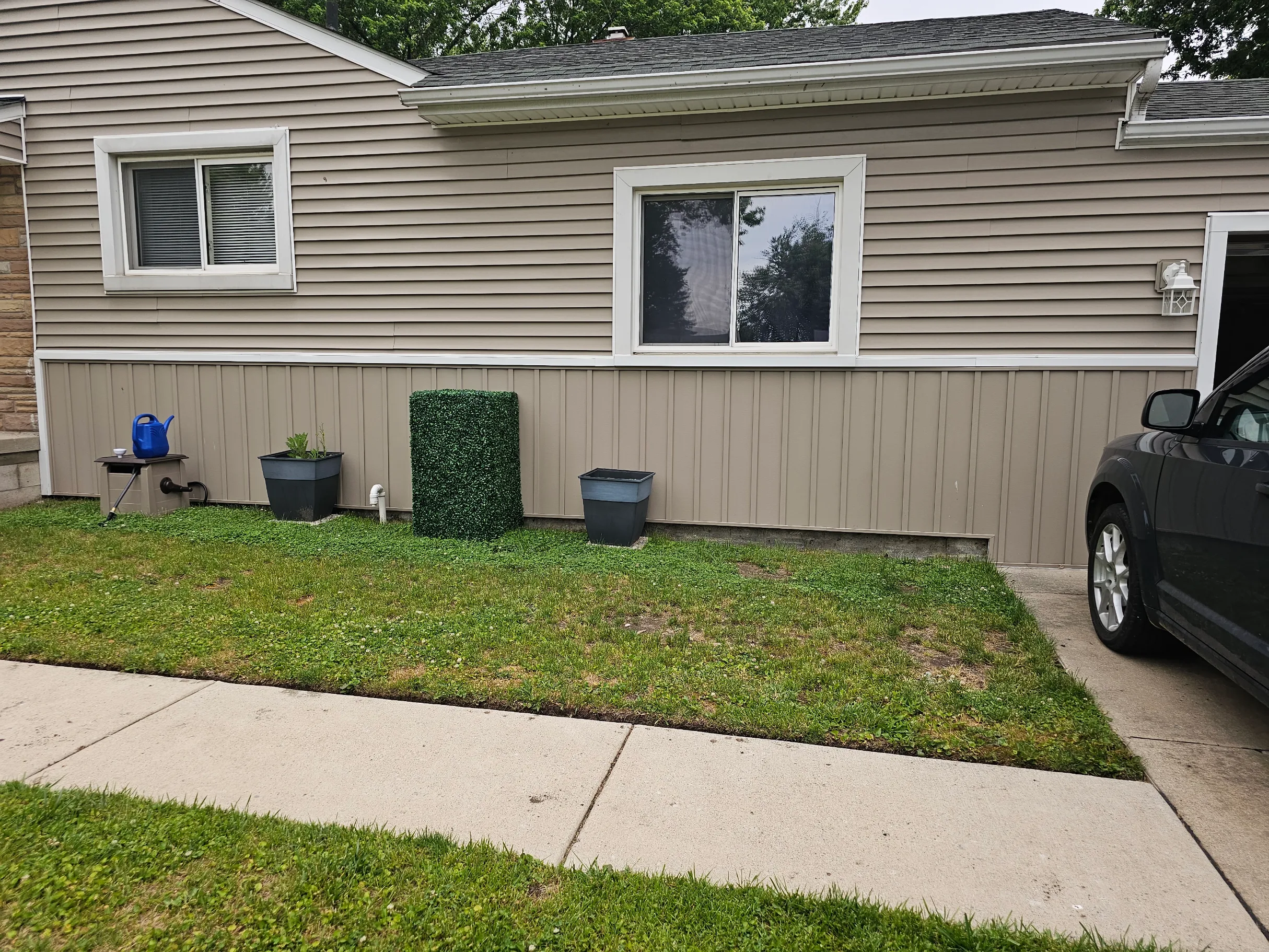 Board and batten siding installed on a Metro Detroit home