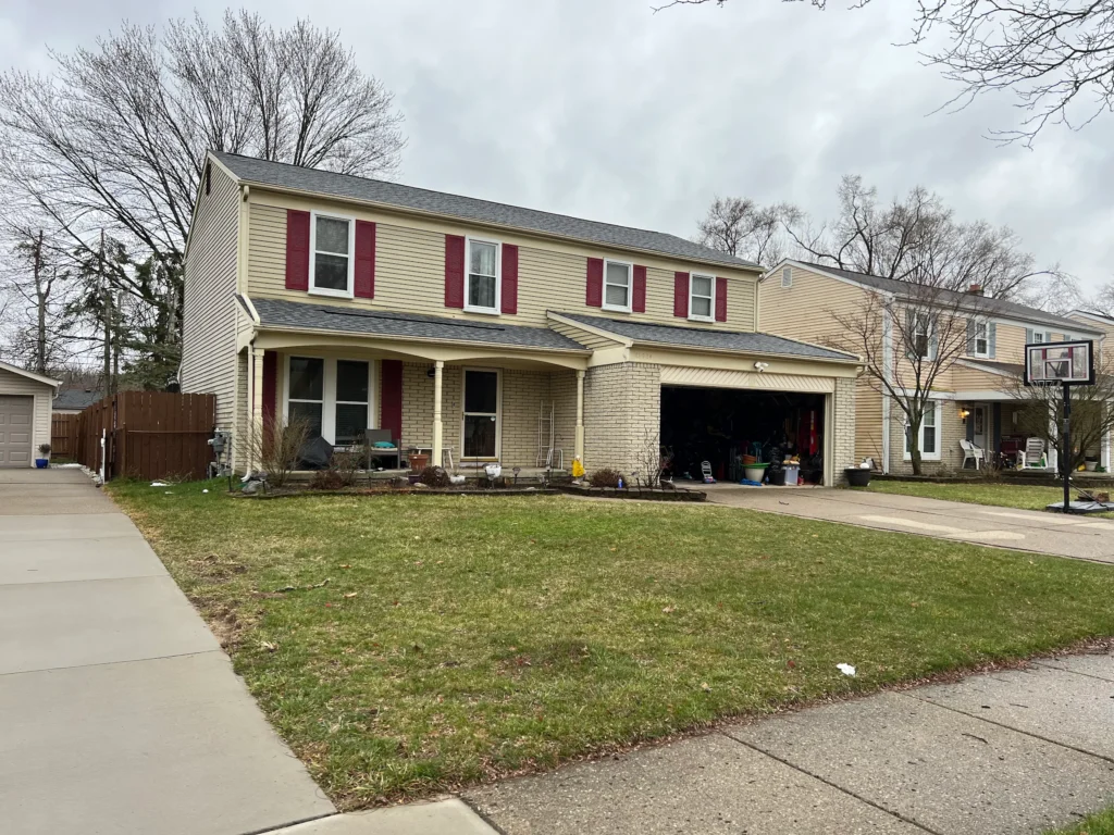 Complete exterior makeover on a Metro Detroit home