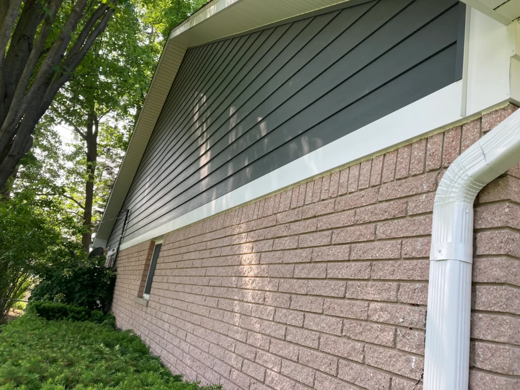 Roof leak and gutter repair on a Metro Detroit home